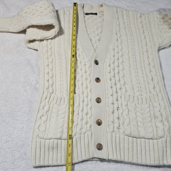 Brandy Melville Wool Cable Cardigan Size M - Picture 11 of 11